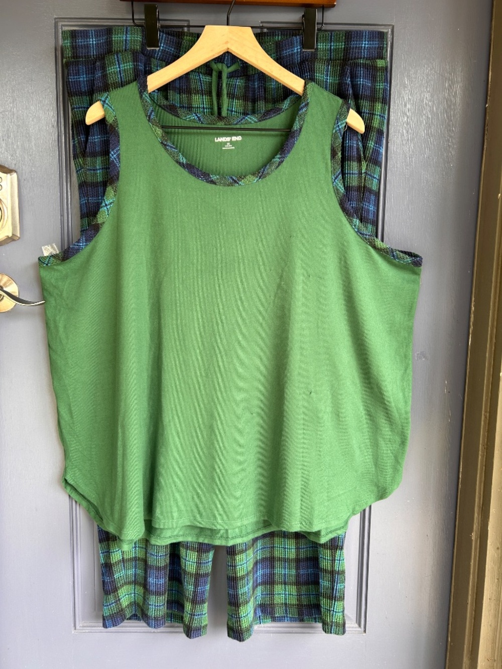 Land's End Pajama Set, 3X, 24-26